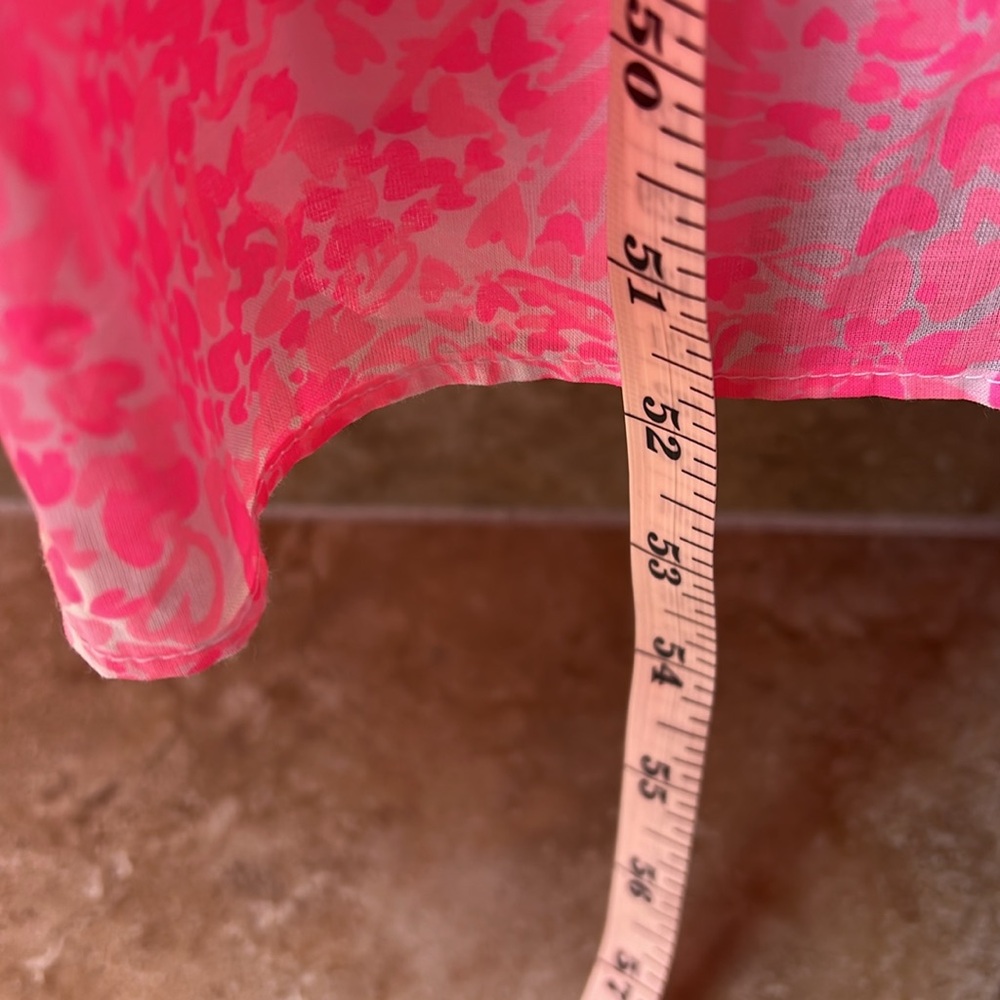 Lilly Pulitzer Pink Floral Tiered Sundress - Picture 10 of 15